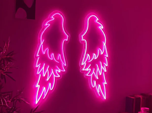 Brighten Up Your Space: Creative Ways to Incorporate Angel Wings Neon Sign 