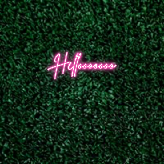 Create Your Own Neon Sign Hellooooooo | Custom LED Design