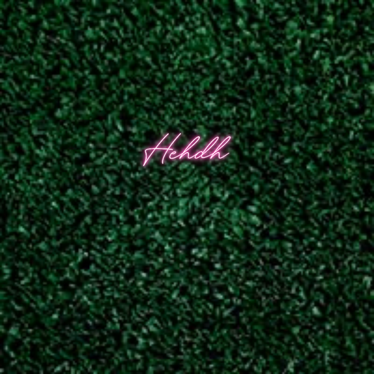 Create Your Own Neon Sign Hehdh | Custom LED Art