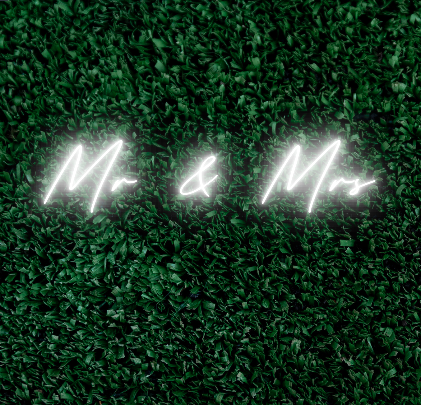 Mr & Mrs Neon Sign | 90cm Handmade LED Light