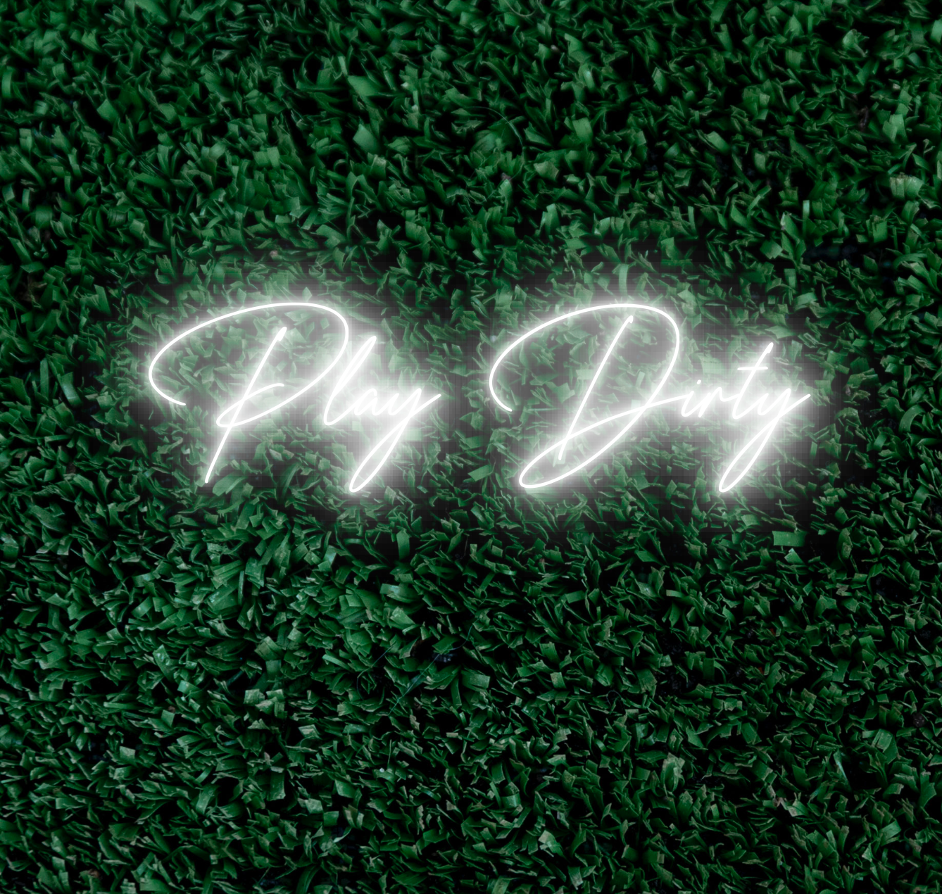 Play Dirty Neon Sign | 80cm Handmade LED Light
