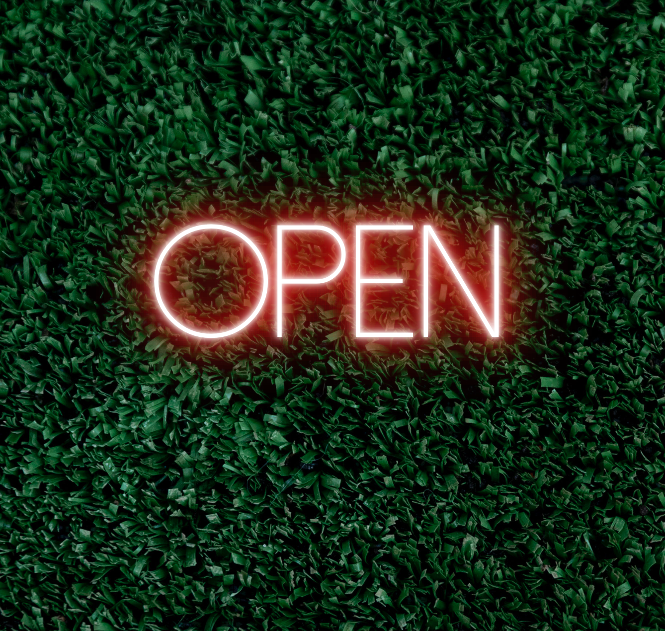 Open Neon Sign