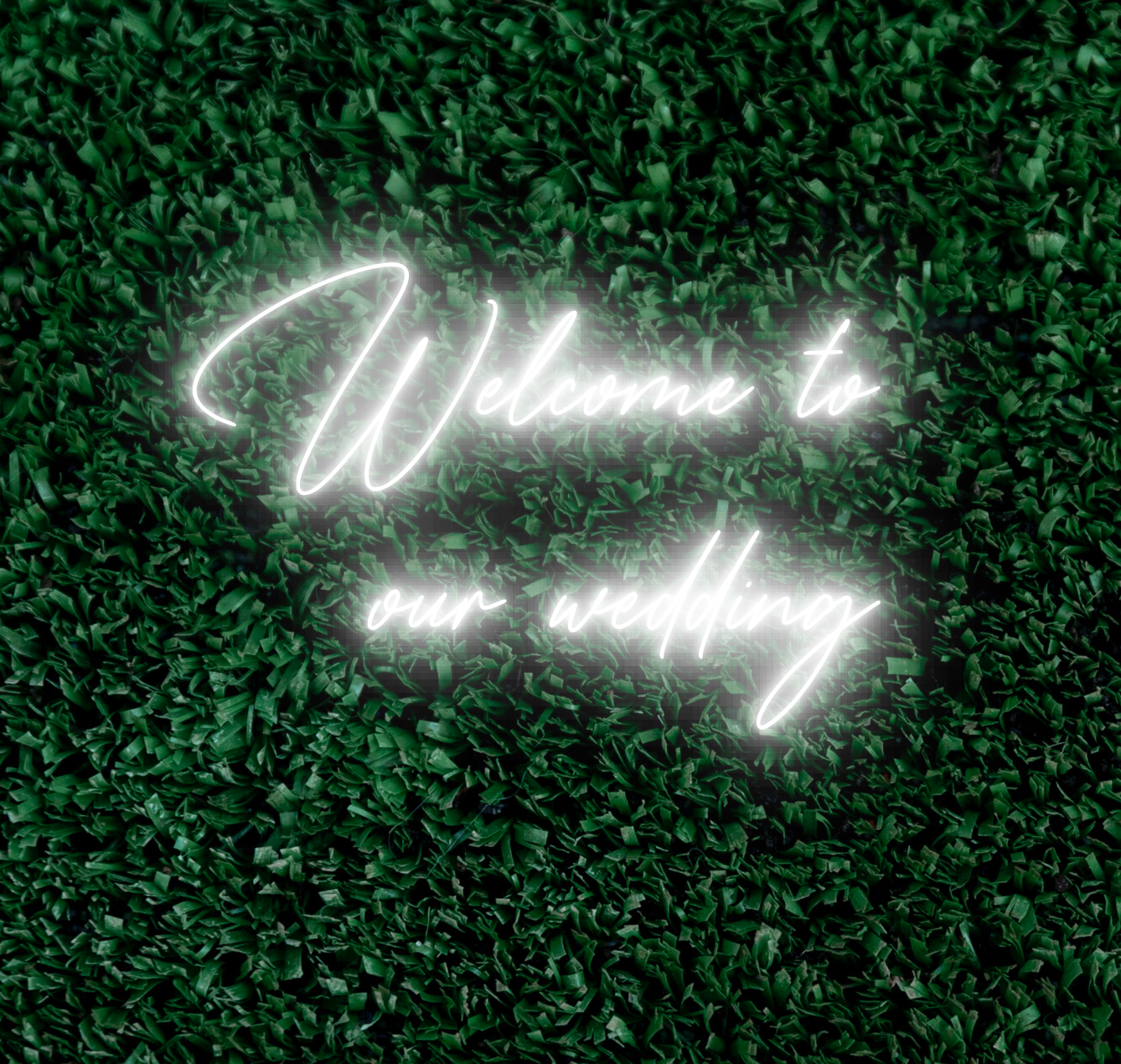 Welcome to Our Wedding Neon Sign | 100cm LED Light