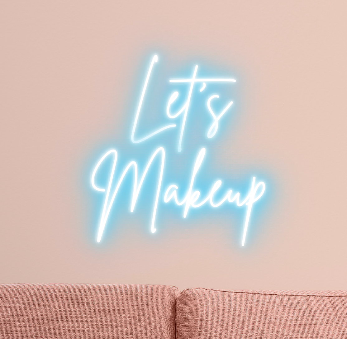 Let’s Make-up Neon Sign | 80cm LED Beauty Light