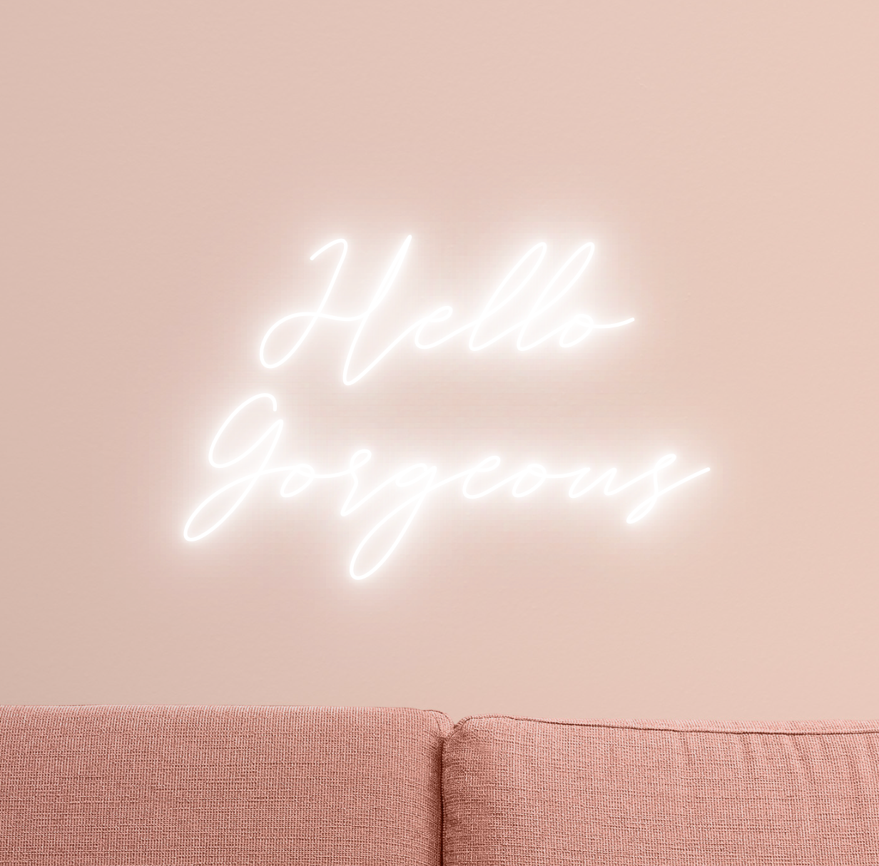 Hello Gorgeous LED Neon Sign