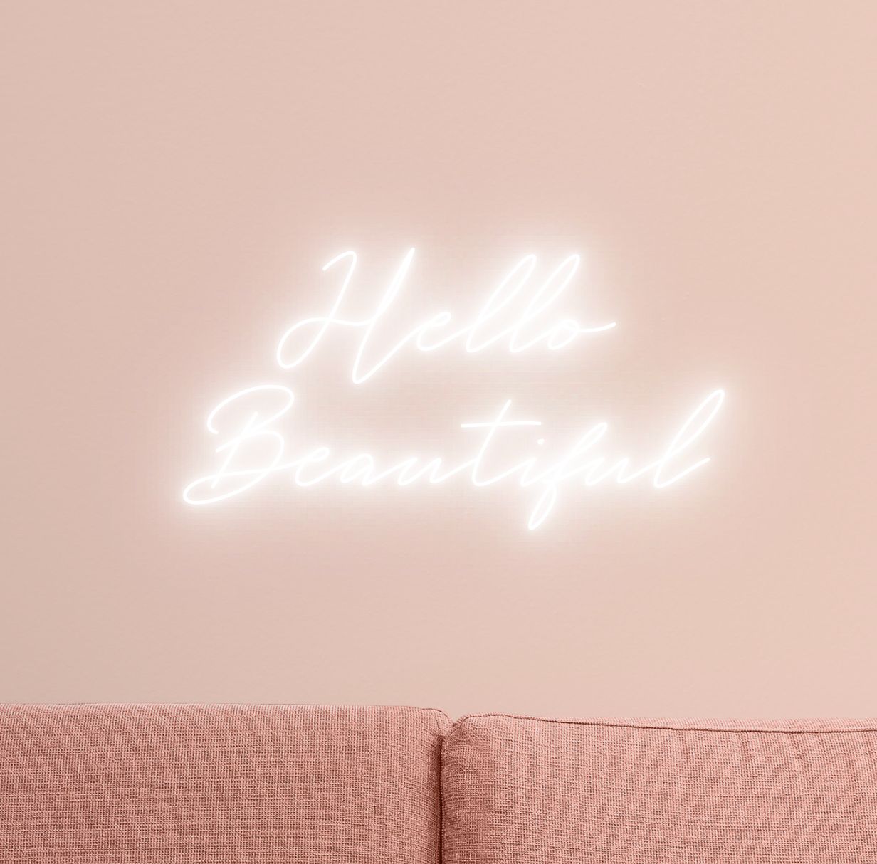 Hello Beautiful Neon Sign LED