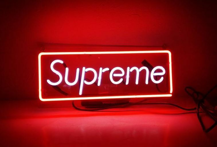 Supreme Neon Sign LED