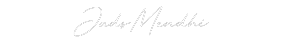 Create Your Own Neon Sign JadsMendhi | Custom LED Design