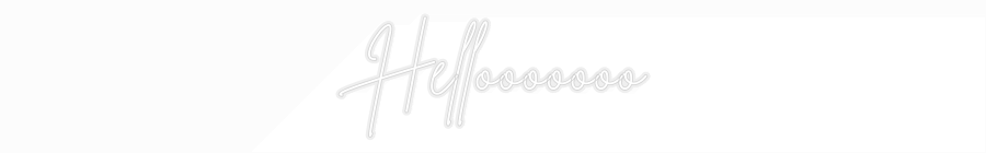 Create Your Own Neon Sign Hellooooooo | Custom LED Design