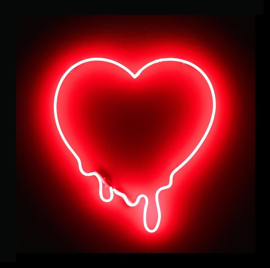 Melting Heart LED Neon Sign