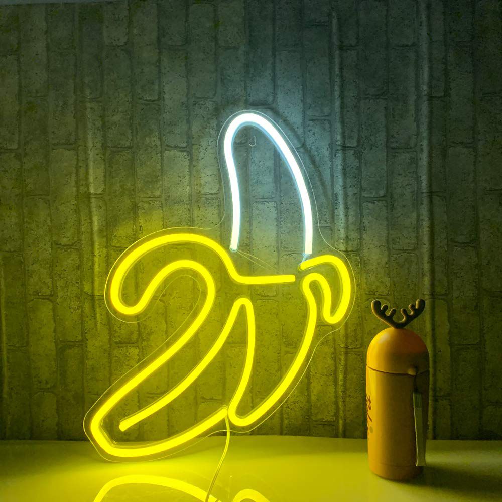 Banana Neon Sign | Handcrafted LED Party Light