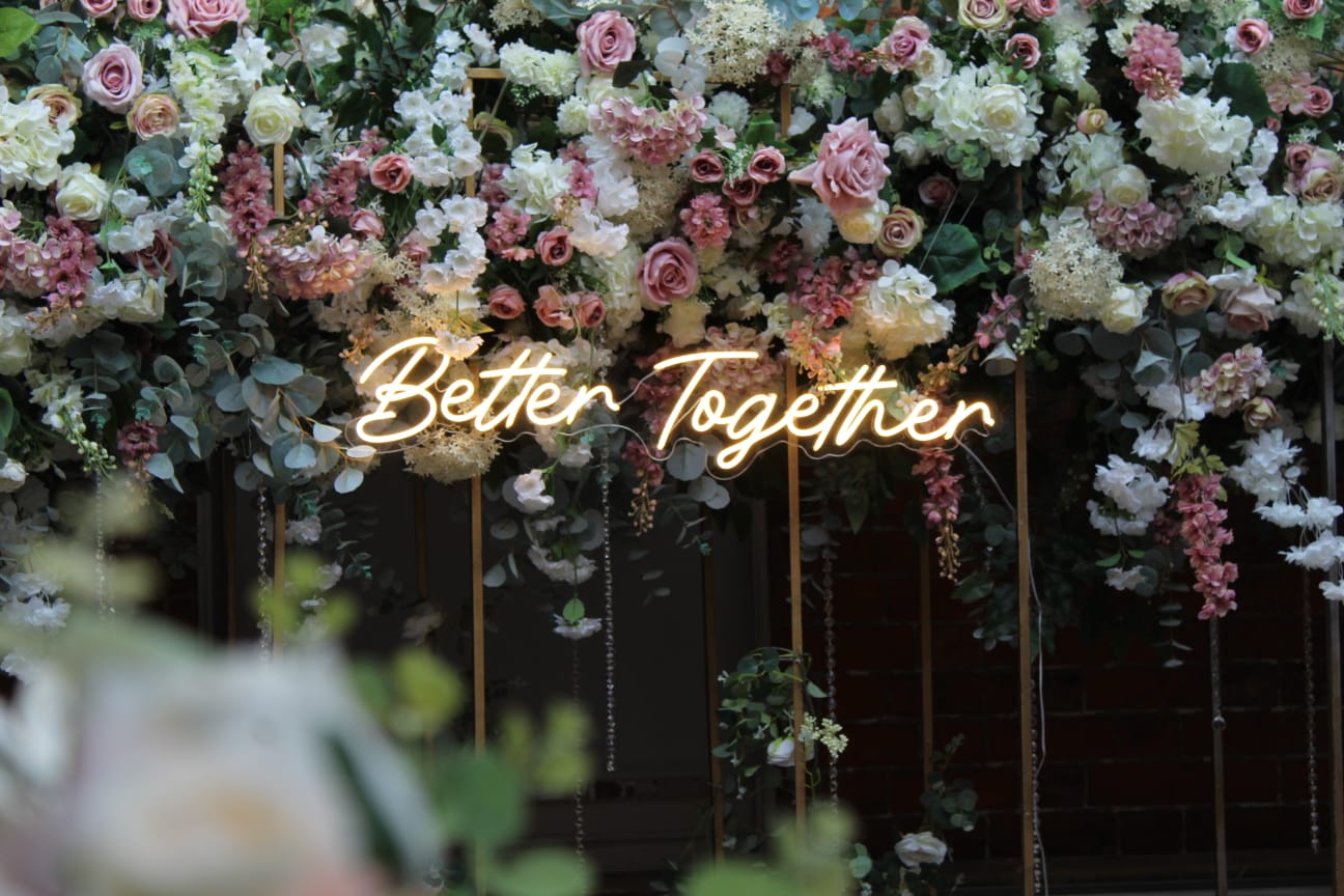 Better Together Neon Sign | 70cm LED Event Light