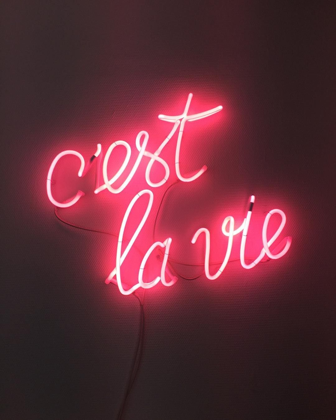 C'est La Vie LED Neon Sign