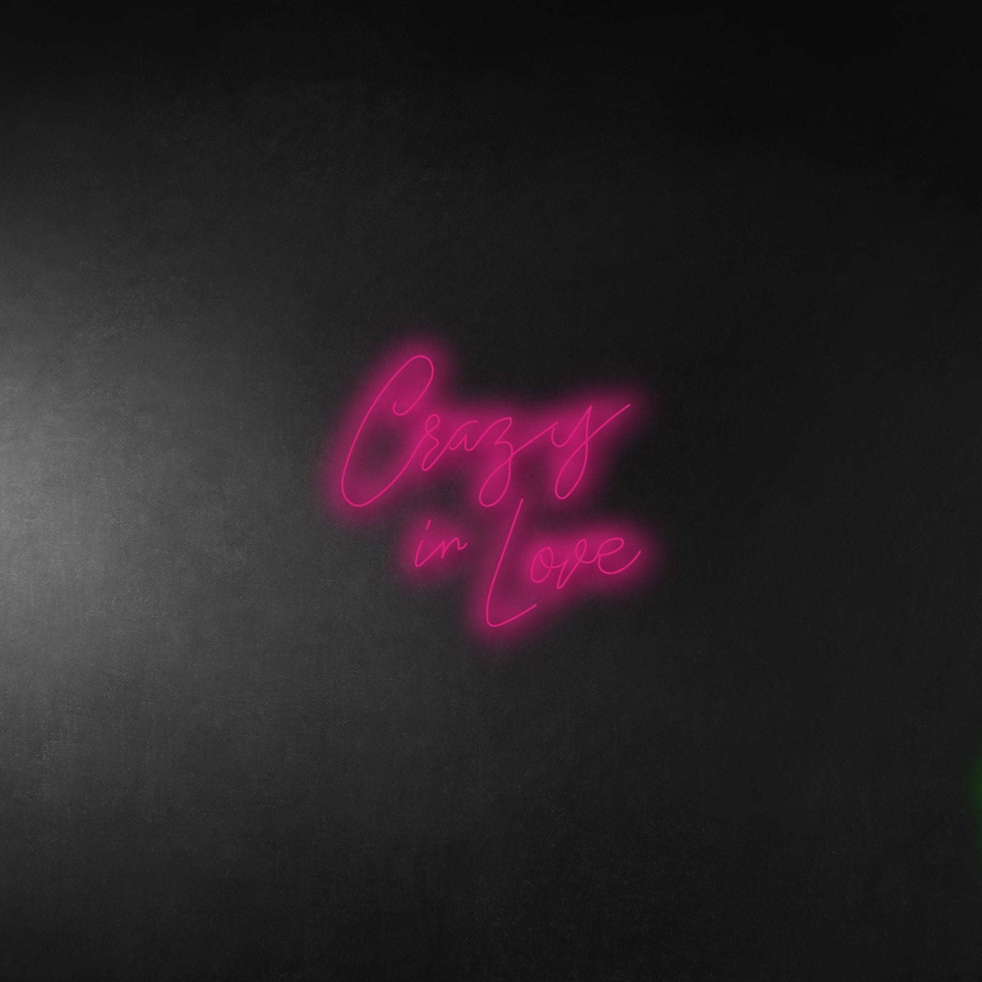Crazy In Love Neon Sign 60cm | LED Romantic Light