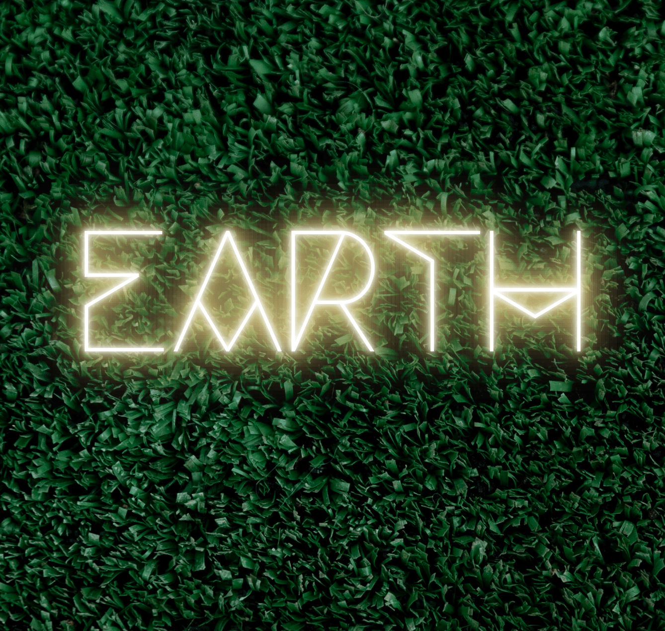 Earth Neon Sign | 80cm LED Wall Light