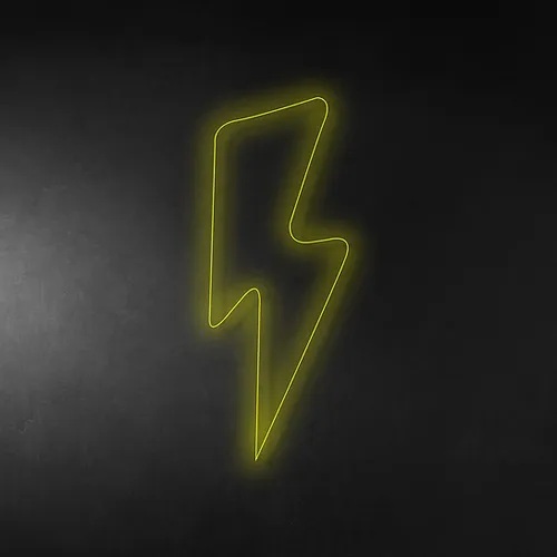 Lightning Neon Sign