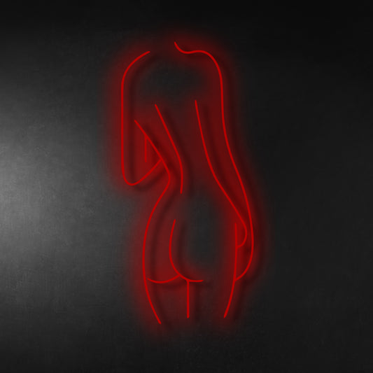 Lady Back Neon Sign