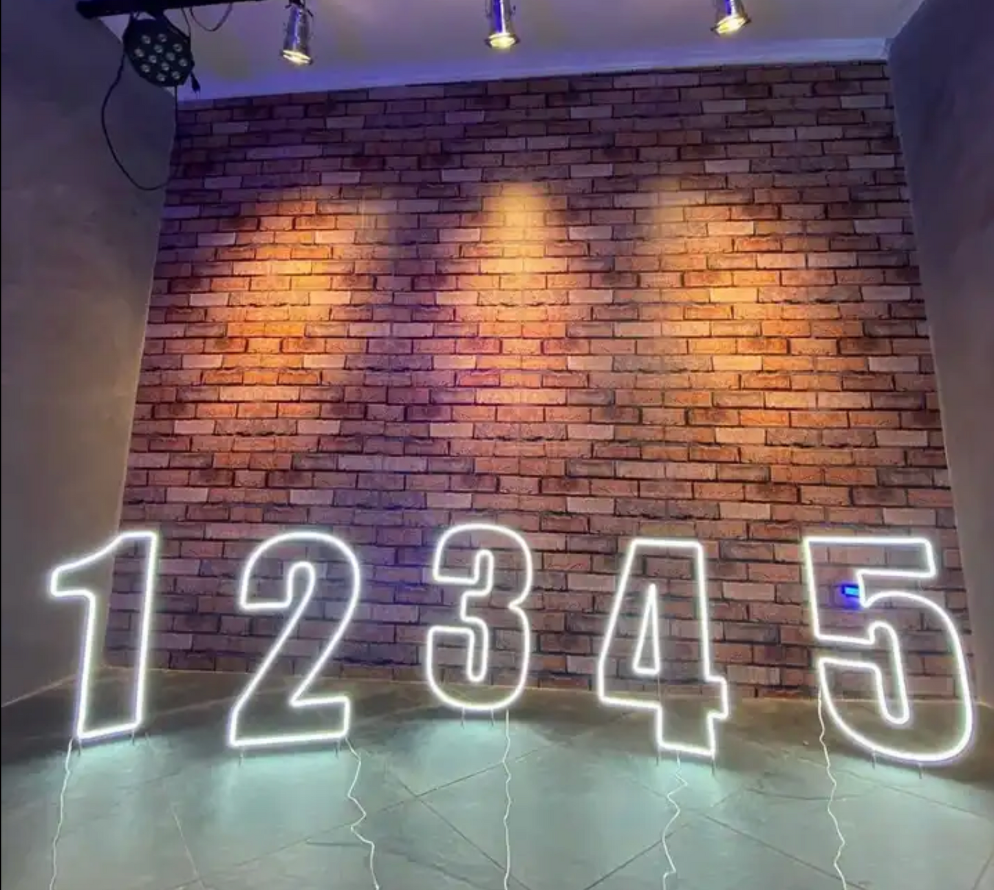 Numbers 0-9 Neon Sign 80cm