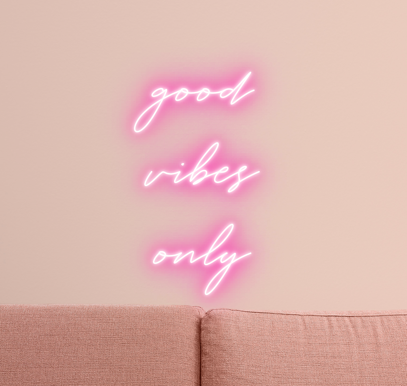 Good Vibes Only LED Neon Sign