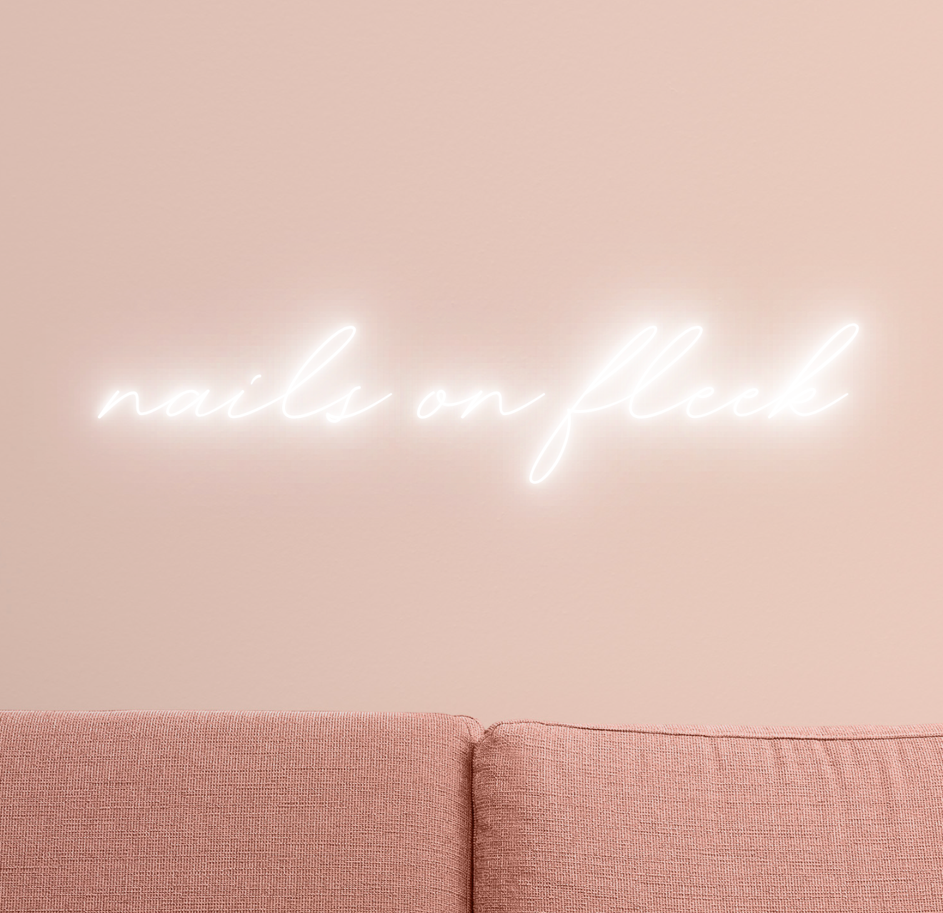 Nails on Fleek LED Neon Sign 