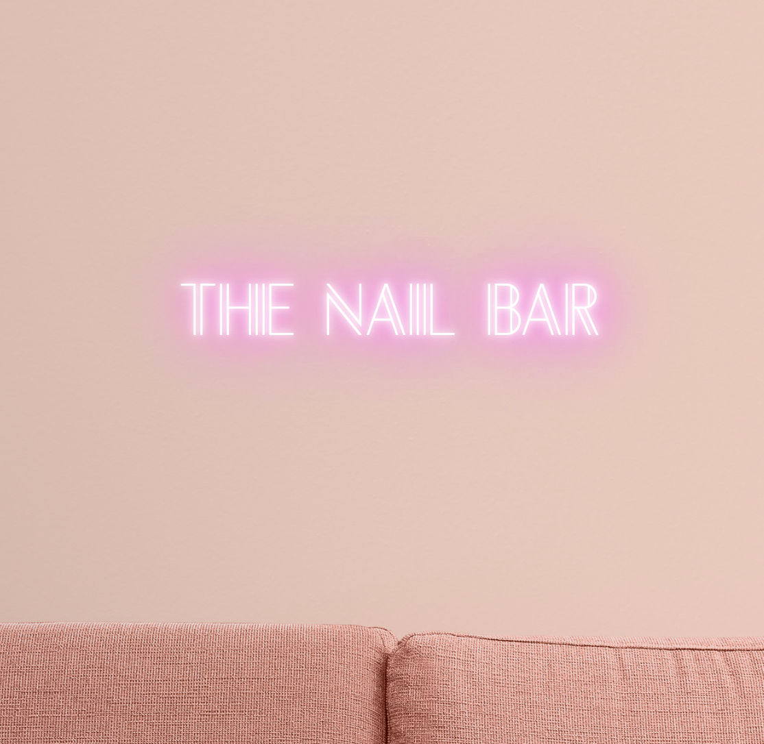 The Nail Bar LED Neon Sign