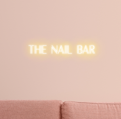 The Nail Bar LED Neon Sign