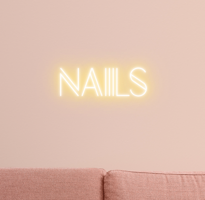 Nails LED Neon Sign