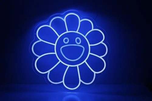 Flower Single Colour Neon Sign