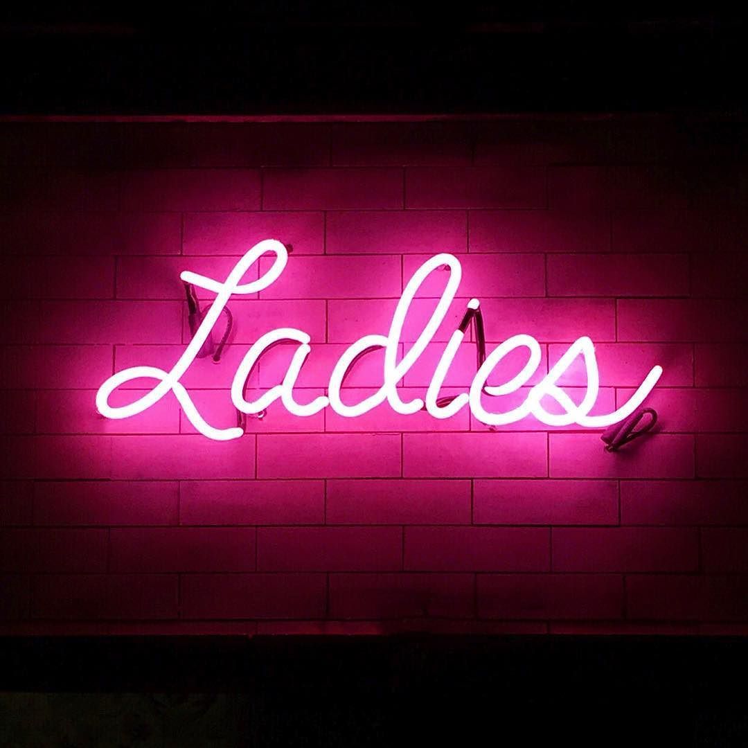 Ladies Neon Sign | Handcrafted LED Wall Light