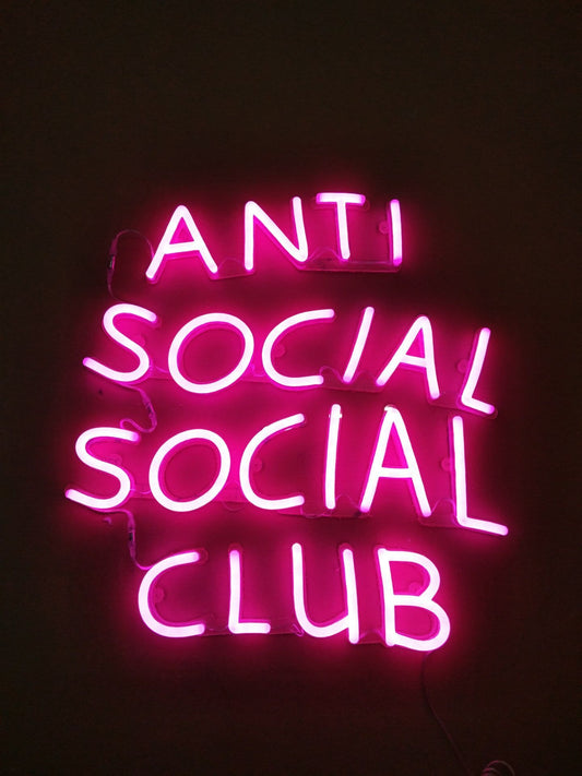 Anti Social Social Club LED Neon Sign